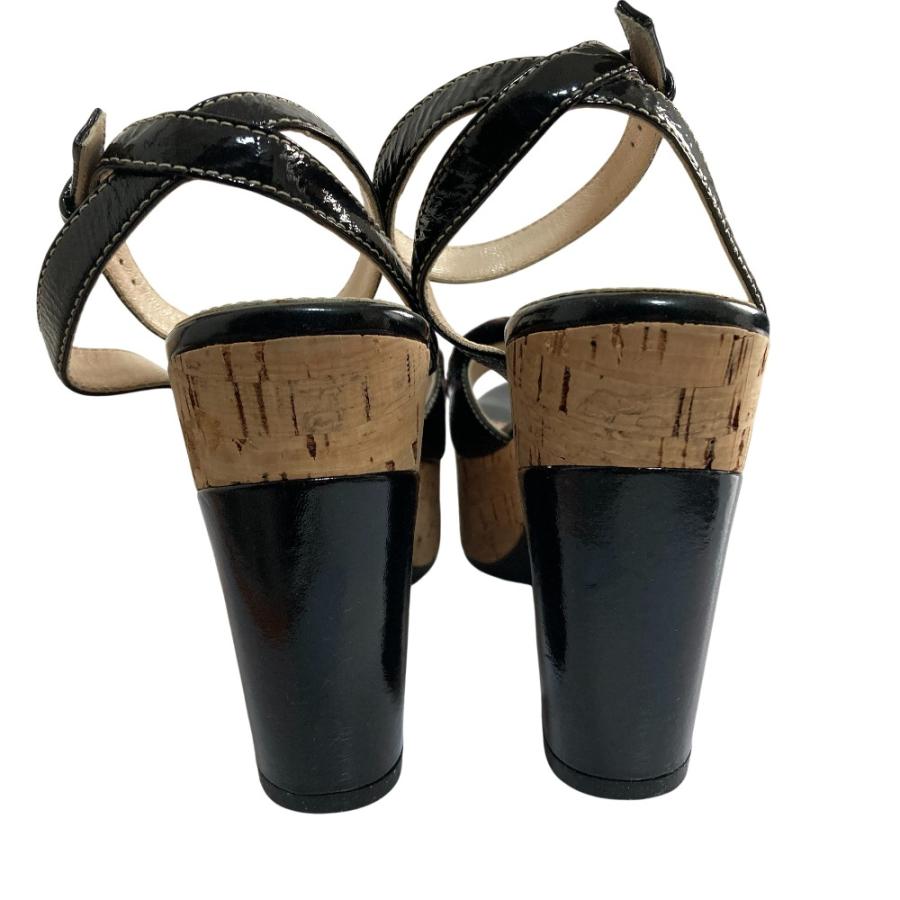 PRADA（プラダ） 良品 フラワーモチーフ プラットフォームサンダル
