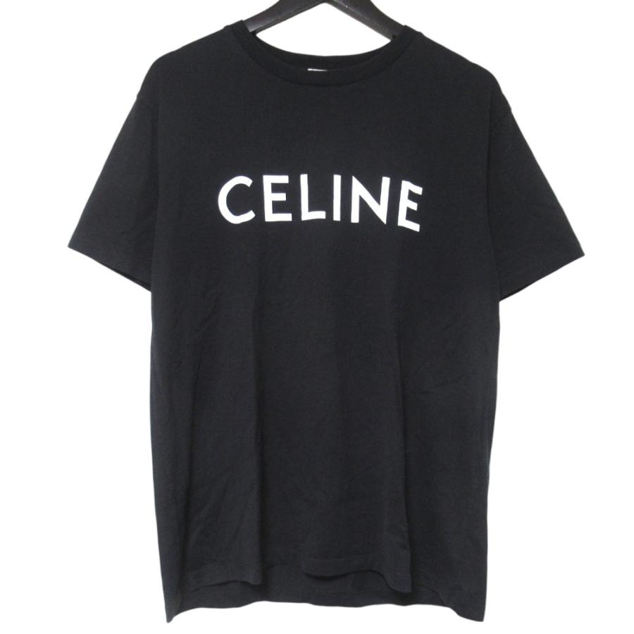 CELINE（セリーヌ） 良品 ロゴプリント コットンジャージー 半袖 