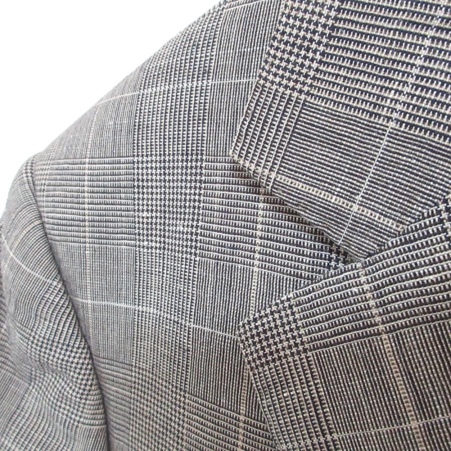 【DUNHILL】ダンヒルイタリア製ジャケット グレーチェック48 美品 dunhill ダンヒル チェック テーラードジャケット グレー - メルカリ