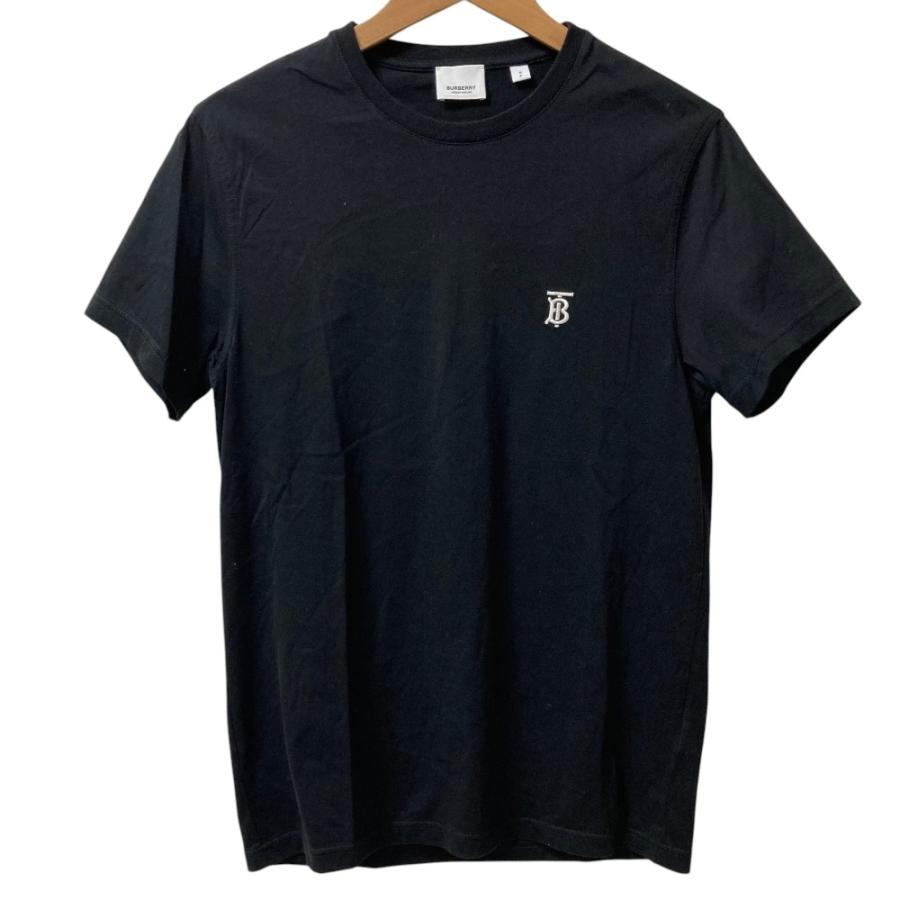 BURBERRY（バーバリー） 美品 MONOGRAM MOTIF COTTON T-SHIRT ロゴ刺繍 