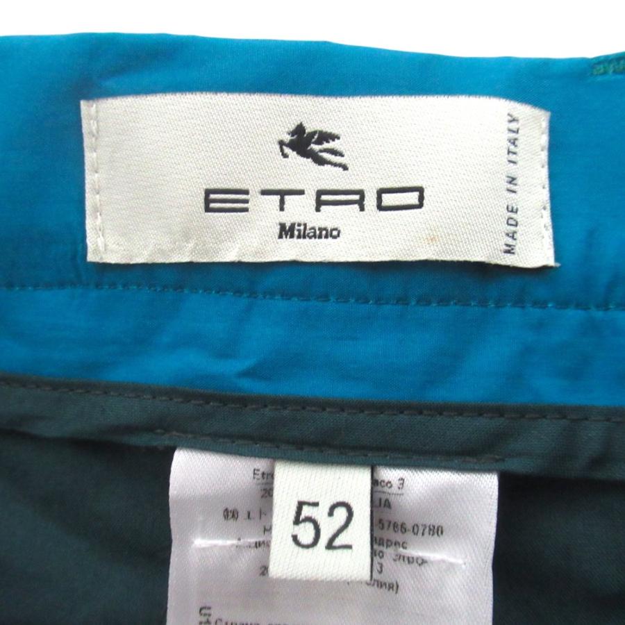 (美品)エトロ　スラックス　サイズ50 ETRO（エトロ） 美品 23SS ETRO コットン スラックス パンツ サイズ52