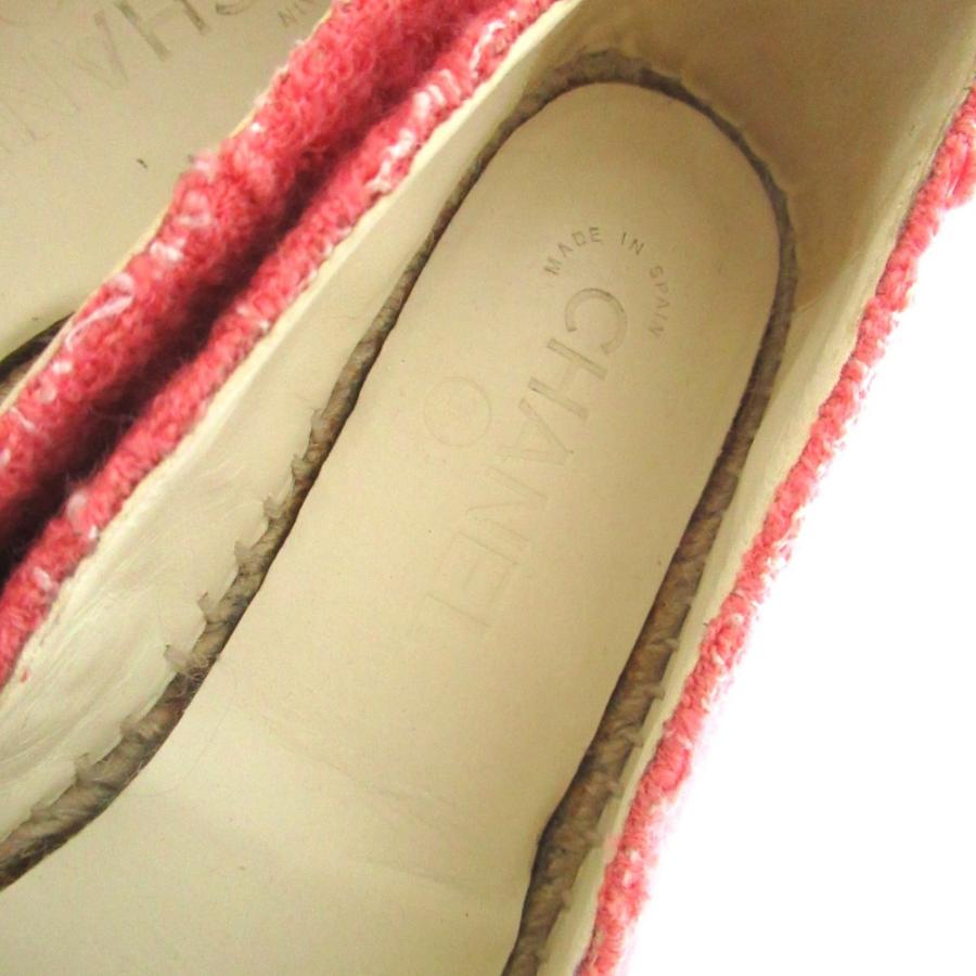 CHANEL（シャネル） 美品 ココマーク ツイード エスパドリーユ