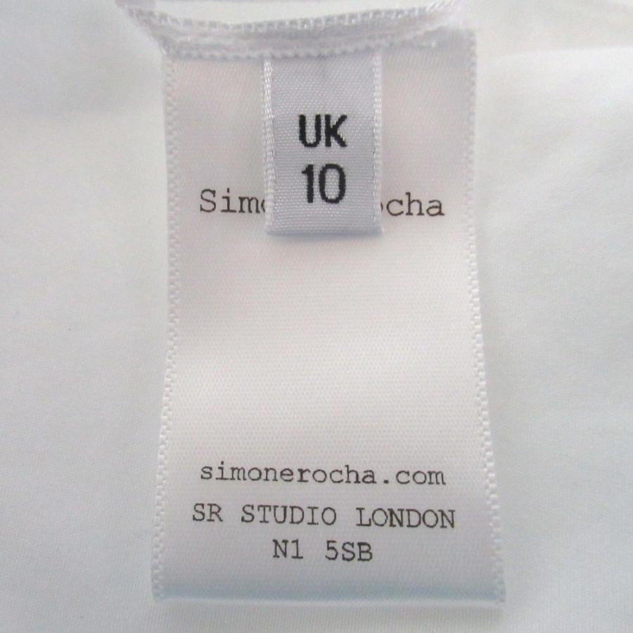 美品 Simone Rocha シモーネロシャ パール装飾カラー ショートスリーブ