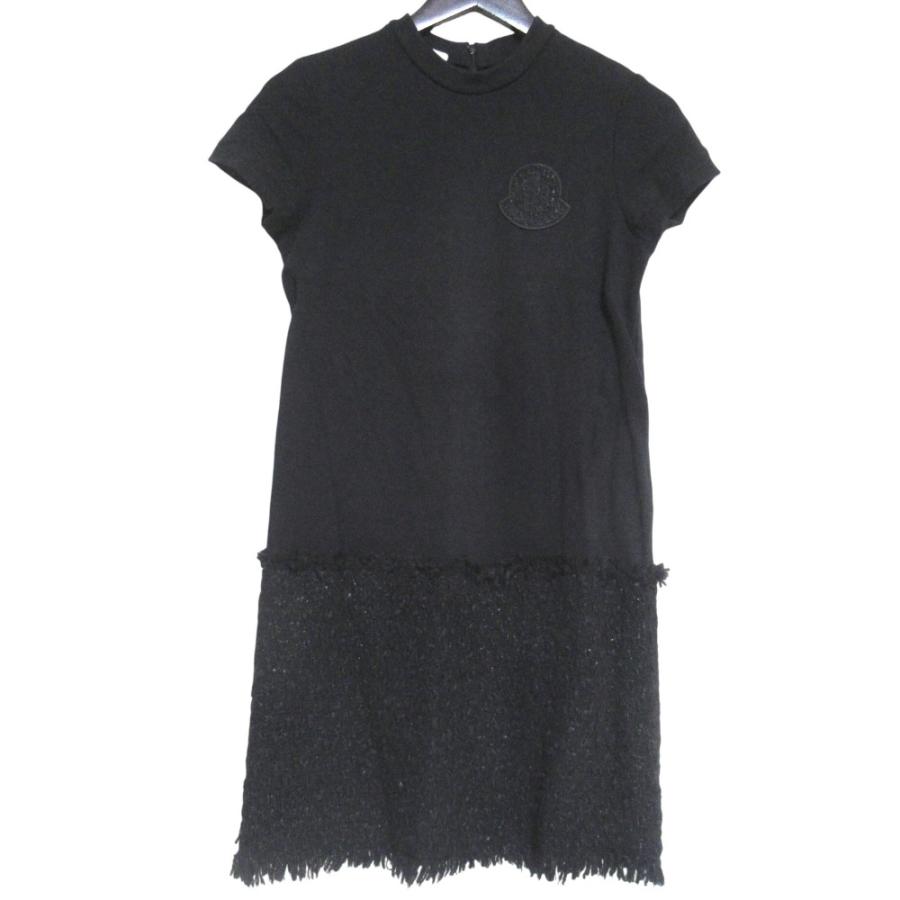【美品】モンクレール ABITO ワンピース チュニック　ブラック　152cm キッズ服(100cm~) 【美品】モンクレール ABITO ワンピース チュニック
