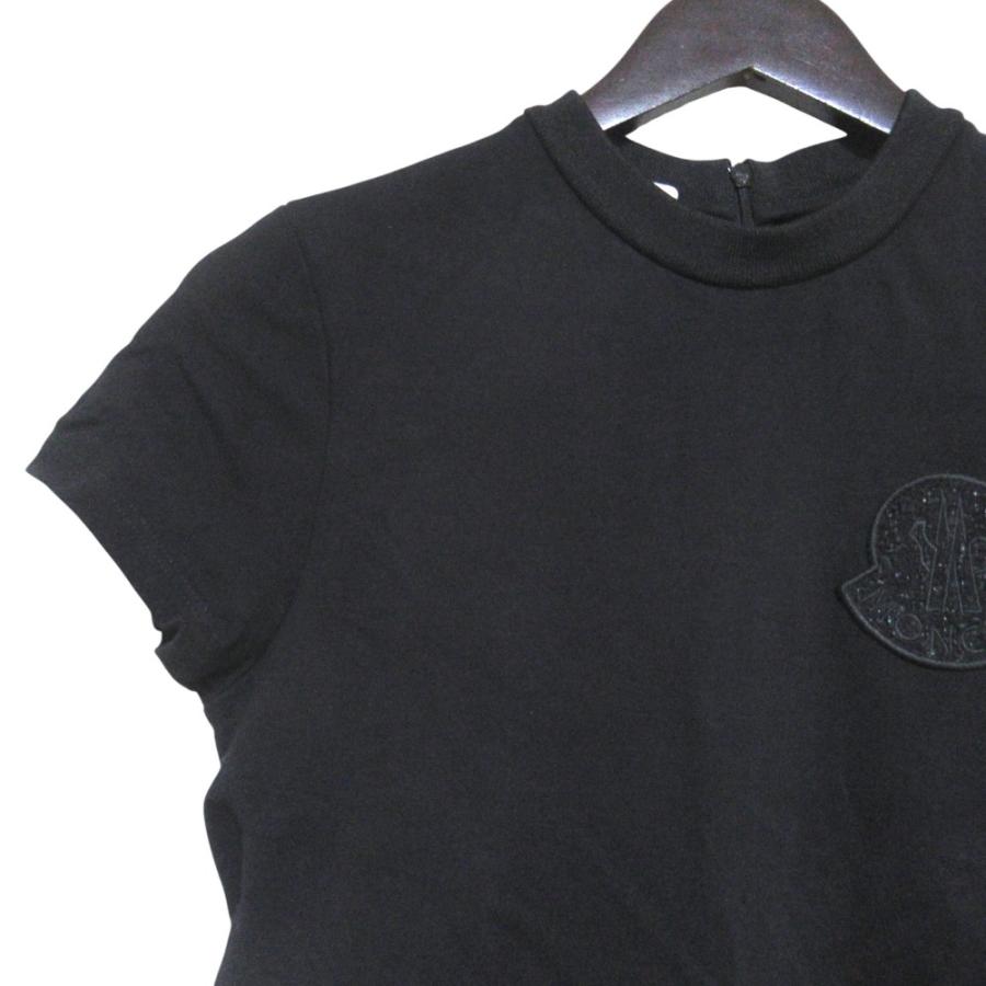 MONCLER（モンクレール） 美品 ABITO ロゴワッペン ひざ丈 ツイード 