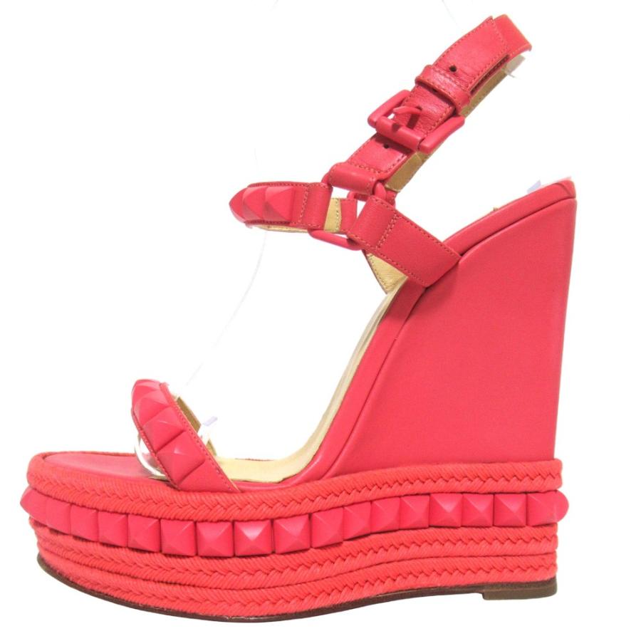 Christian Louboutin（クリスチャンルブタン） 良品 スタッズ ウェッジ