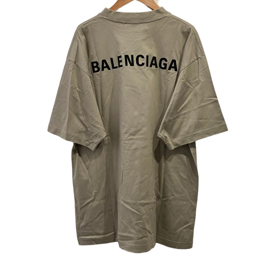 BALENCIAGA（バレンシアガ） 美品 2023年モデル ロゴ刺繍 ダメージ加工 