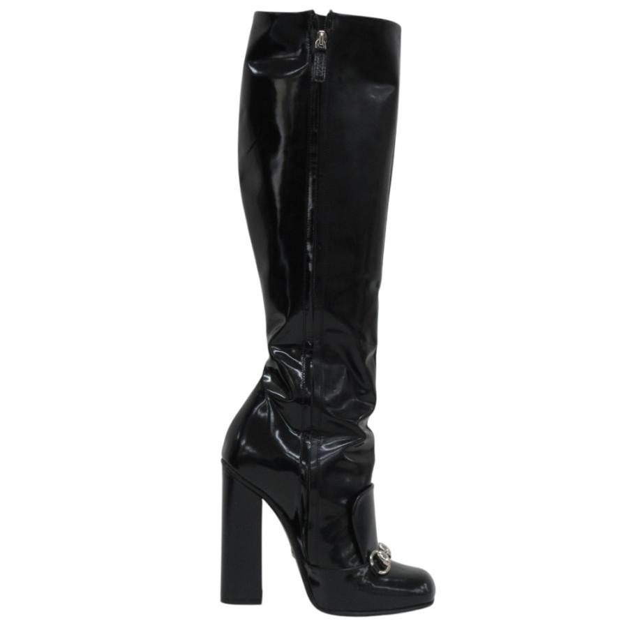 GUCCI（グッチ） 良品 ホースビット ハイヒール ロングブーツ 35 22.5