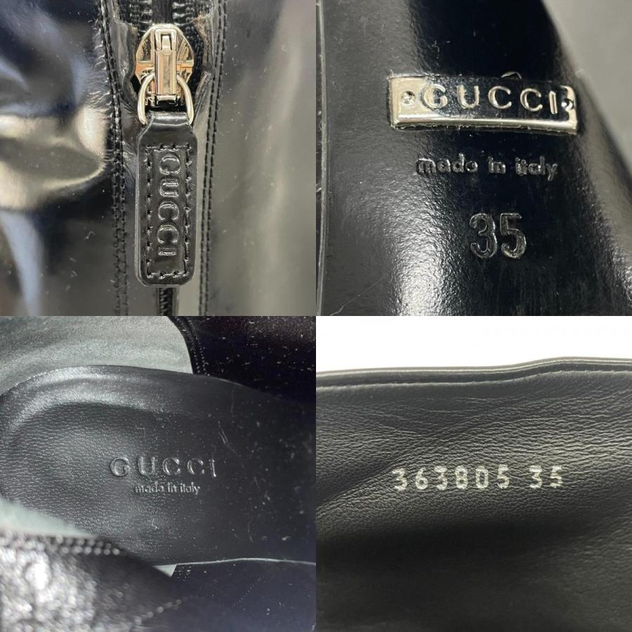 GUCCI（グッチ） 良品 ホースビット ハイヒール ロングブーツ 35 22.5
