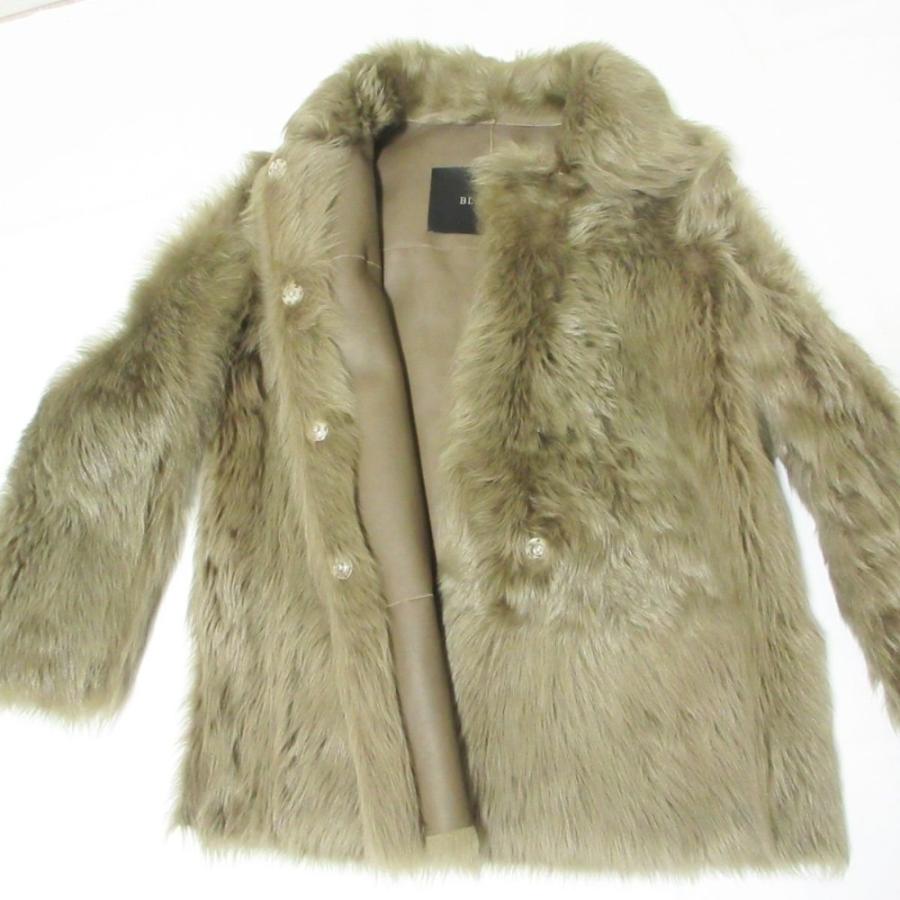 BLANCHA 美品 ブランカ 毛皮 ムートン シープレザー ジャケット