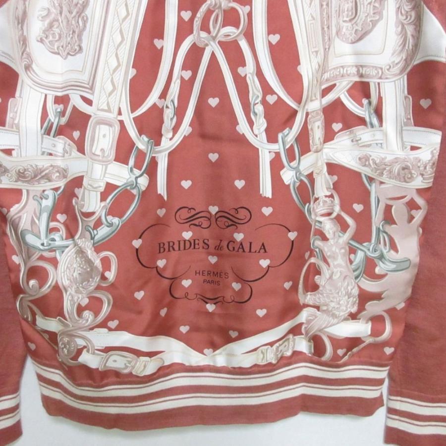 HERMES BRIDES DE GALA LOVE ツイルレーヌ 半袖ニット Brides de Gala