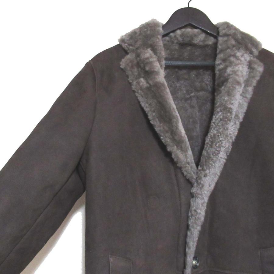 BARBA（バルバ） 美品 ムートンコート チェスターコート 48サイズ 