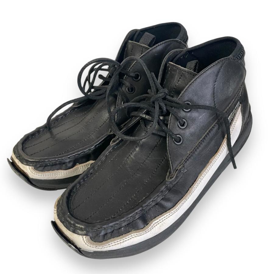 VISVIM ヴァズヴィム ビズビム 黒 ハイカット オールレザー スニーカー visvim（ヴィズヴィム） 良品 ビズビム レザー チャッカブーツ 9 27cm