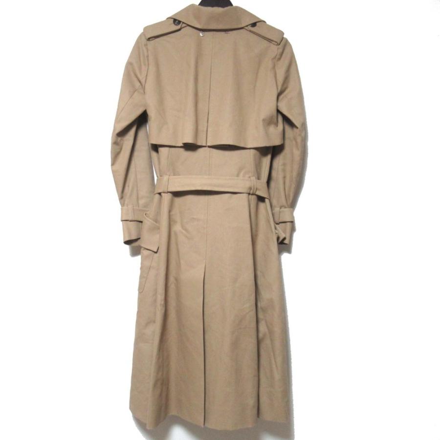 CARVEN（カルヴェン） 美品 ベルテッド シングルトレンチコート ロング