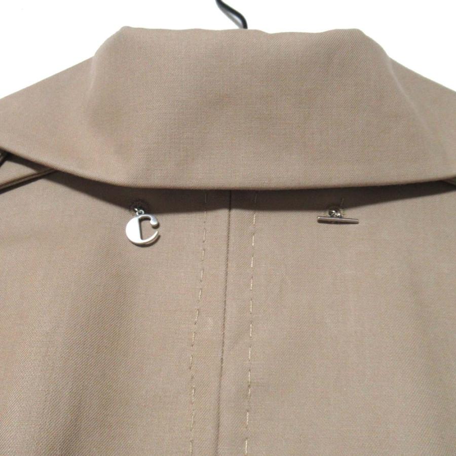CARVEN（カルヴェン） 美品 ベルテッド シングルトレンチコート ロング