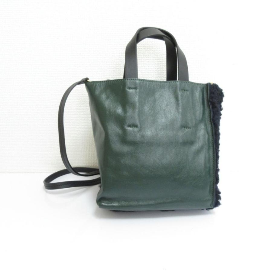 MARNI 美品 21AW マルニ MUSEO SOFT シープスキン&カーフスキン ボア  