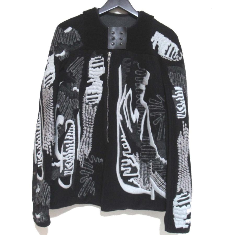 RICK OWENS ムートンジャケット Rick Owens 美品 リックオウエンス MOODY カシミヤ刺繍 ムートン