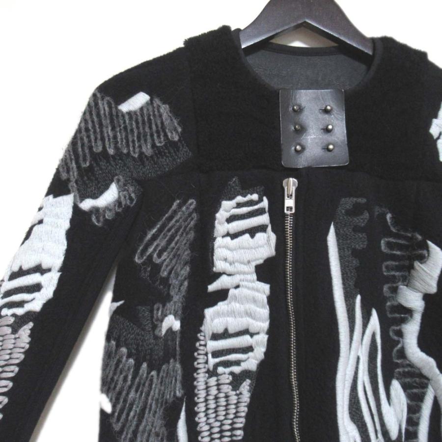 Rick Owens（リック・オウエンス） 美品 MOODY カシミヤ刺繍 ムートン