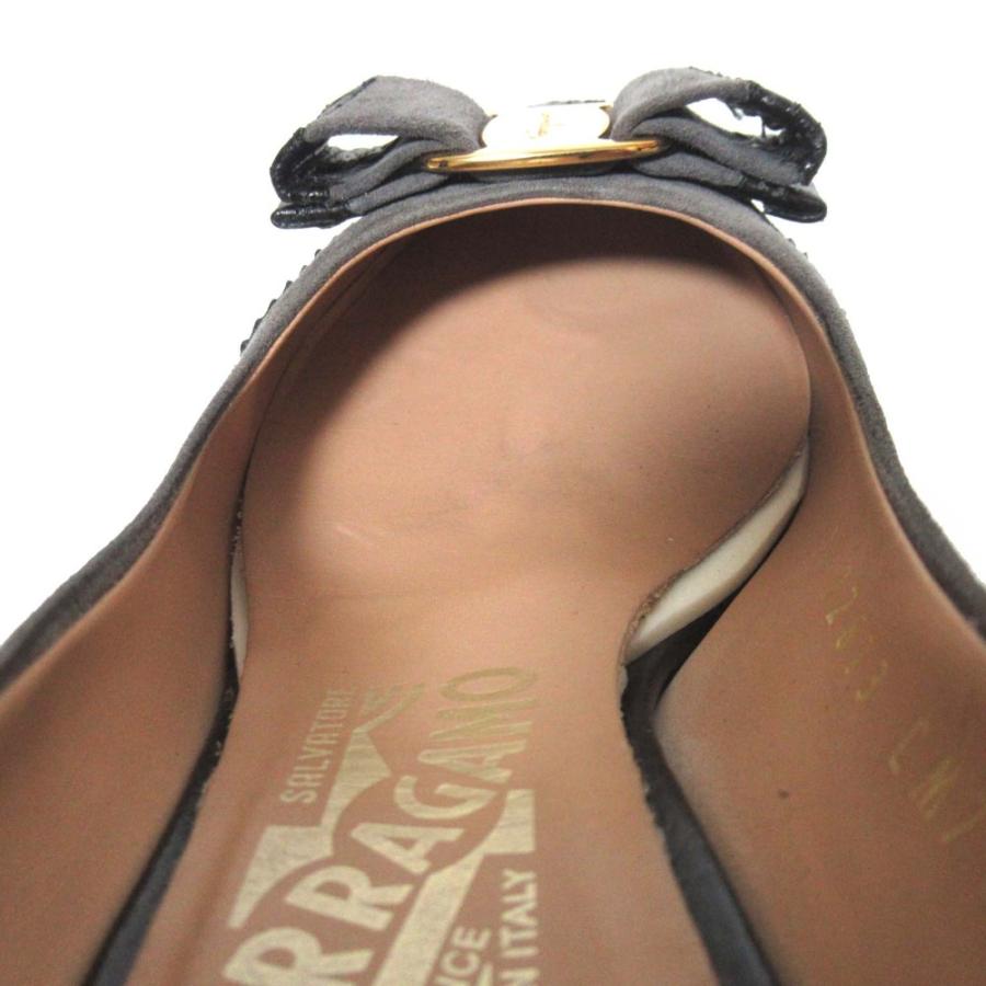 美品 Salvatore Ferragamo サルヴァトーレフェラガモ TANIA ヴァラ 