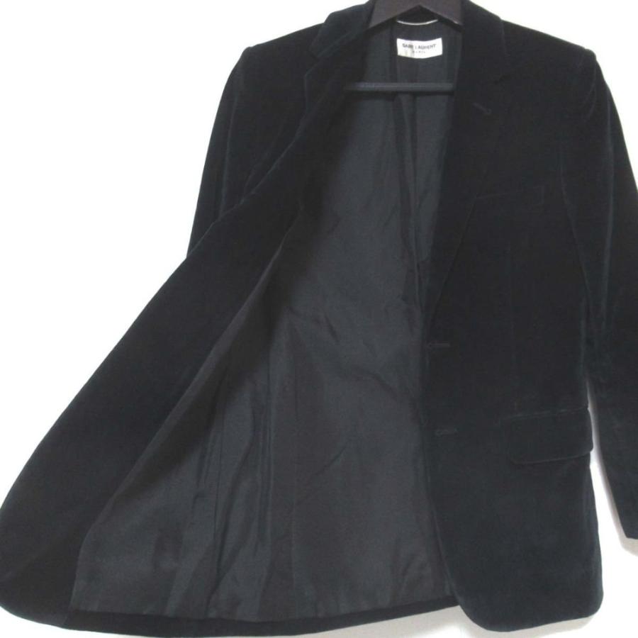 SAINT LAURENT PARIS ベルベット テーラード ジャケット