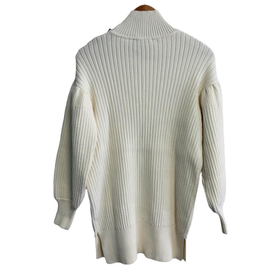美品 Simone Rocha シモーネロシャ パール装飾 長袖 ハイネック ニット セーター XS オフホワイト レディース 古着 中古 USED 美品 Simone Rocha シモーネロシャ パール装飾 長袖 ハイネック ニット