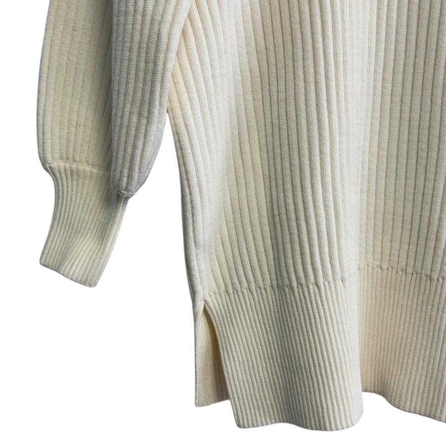 美品 Simone Rocha シモーネロシャ パール装飾 長袖 ハイネック ニット セーター XS オフホワイト レディース 古着 中古 USED 美品 Simone Rocha シモーネロシャ パール装飾 長袖 ハイネック ニット