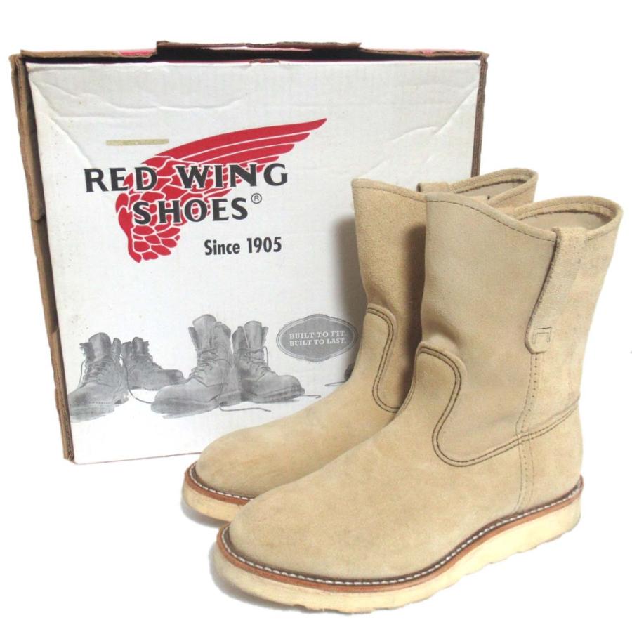 美品 RED WING レッドウィング スエード レザー ペコスブーツ ミドル