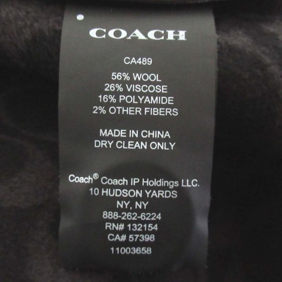COACH（コーチ） 美品 シグネチャー柄裏地 ダブルフェイス ベルテッド