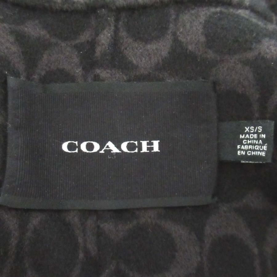 COACH（コーチ） 美品 シグネチャー柄裏地 ダブルフェイス ベルテッド