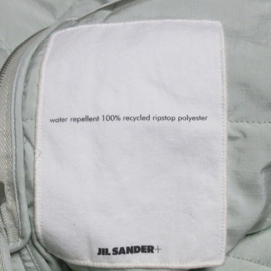 JIL SANDER - 美品 21AW JIL SANDER+ ジルサンダープラス リップストップ プルオーバー キルティングジャケット ブルゾン 34 ライトグリーン系 レディース 古着 中古 USED JIL SANDER（ジルサンダー） 美品 21AW JIL SANDER+ ジルサンダー