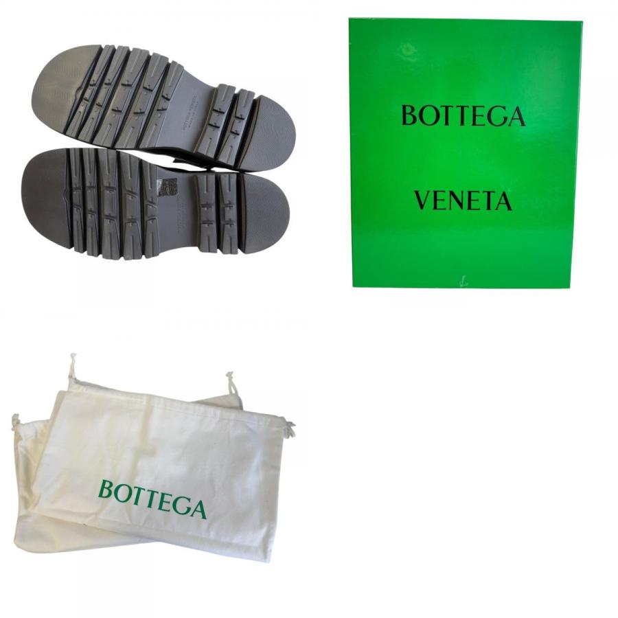 未使用 BOTTEGA VENETA ボッテガヴェネタ レザー ラグブーツ 
