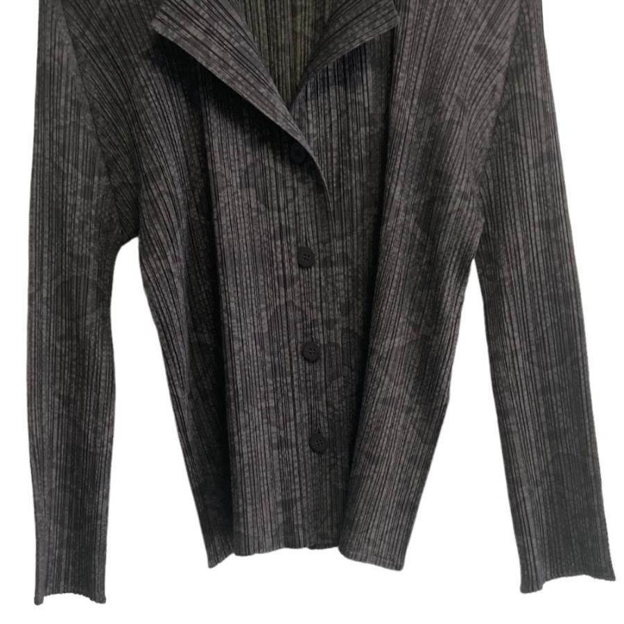 プリーツプリーズ　ダイヤ柄　トップス　希少　美品　モノトーン PLEATS PLEASE（プリーツ プリーズ） 美品 PLEATS PLEASE ISSEY MIYAKE