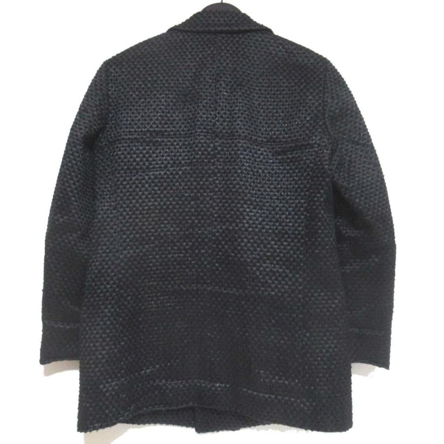 ［red］ISSEY MIYAKE MEN ピーコート 黒 ウール red］ISSEY MIYAKE MEN ピーコート 黒 ウール red］ISSEY MIYAKE