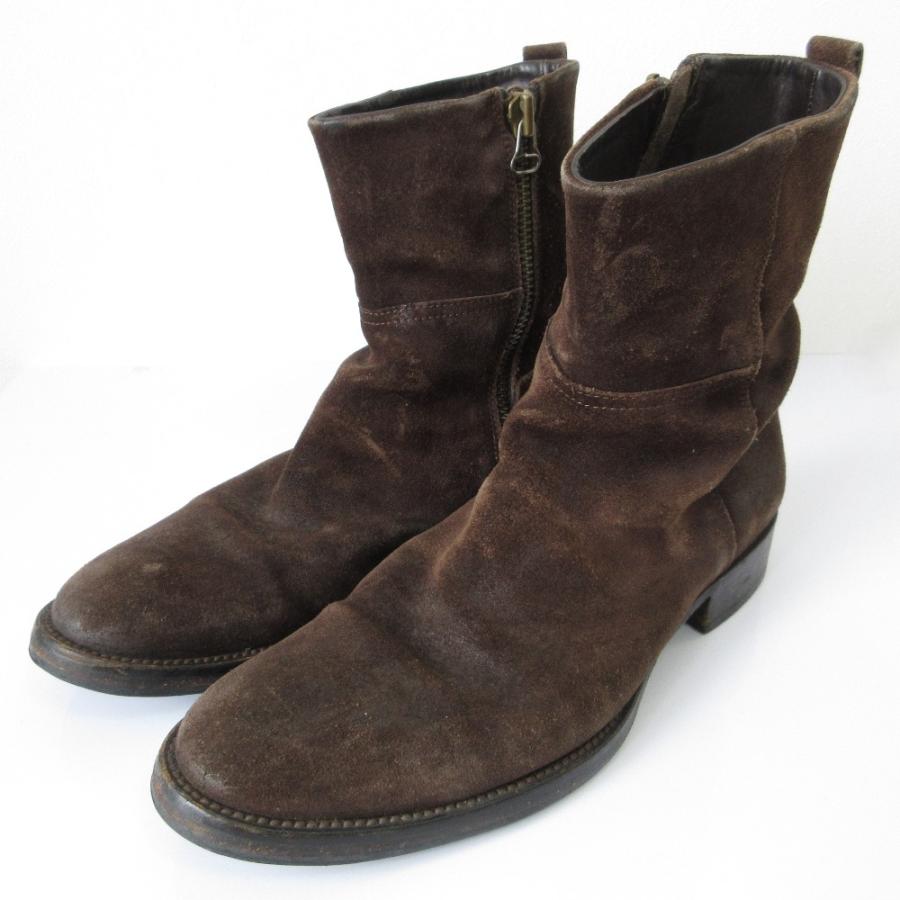 BUTTERO（ブッテロ） 良品 B822 BRUNELLO スエード サイドジップ