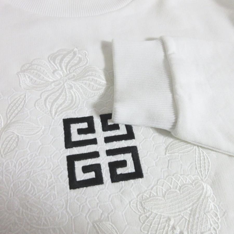 GIVENCHY（ジバンシィ） 美品 フラワー×4G刺繍 スウェット トレーナー 