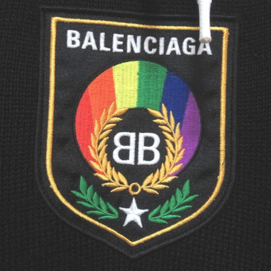 BALENCIAGA 美品 バレンシアガ スリーブプライド ロゴワッペン