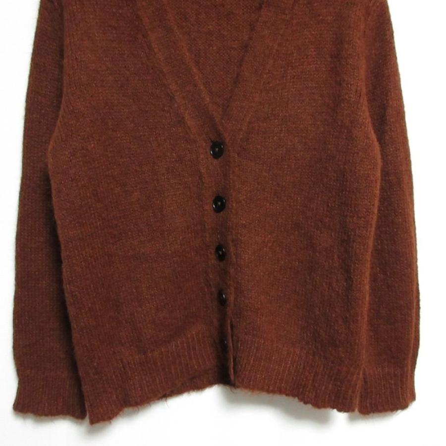 美品 JIL SANDER ジルサンダー アルパカブレンド ニットカーディガン サイズ34 ネイビー レディース 古着 中古 USED JIL SANDER（ジルサンダー） 美品 アルパカブレンド ニット
