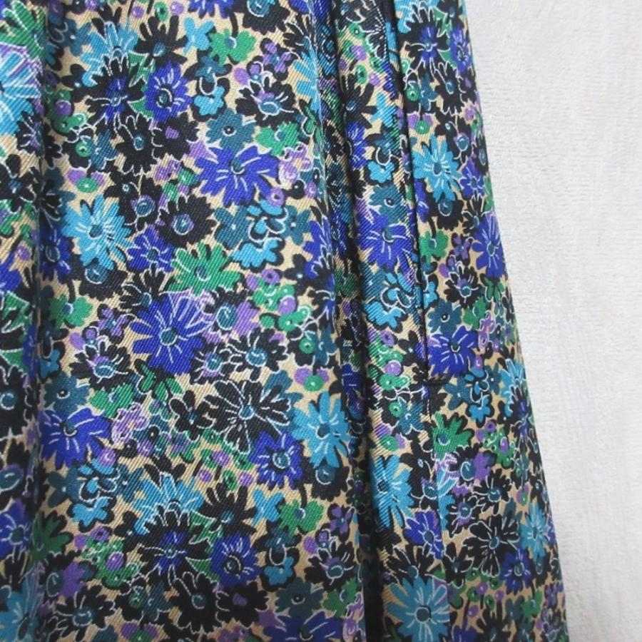 DRAWER（ドゥロワー） 美品 21AW Drawer シルク100％ フラワープリント 