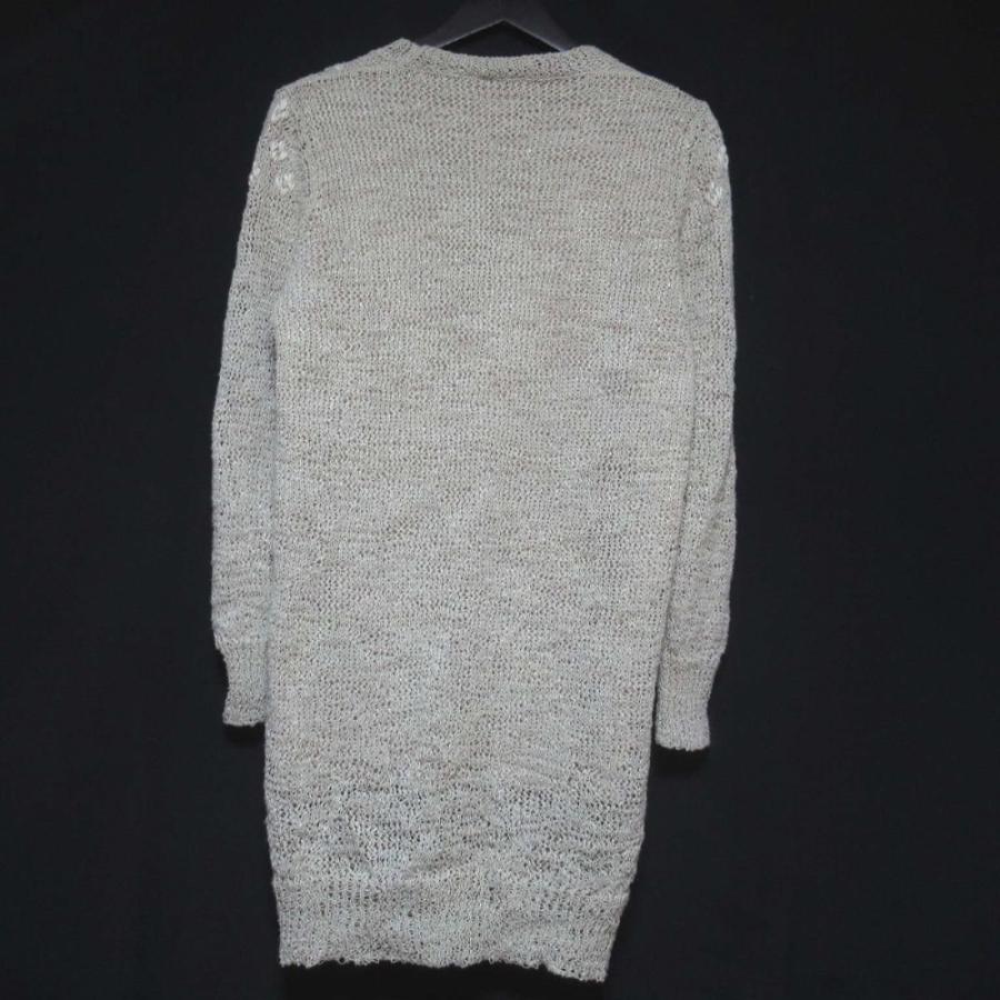 BRUNELLO CUCINELLI - 美品 クリーニング済 BRUNELLO CUCINELLI ブルネロクチネリ モニーレ装飾 比翼 Vネック 長袖 ニット カーディガン XL ベージュ系 レディース 古着 中古 USED BRUNELLO CUCINELLI 美品 クリーニング済 ブルネロクチネリ