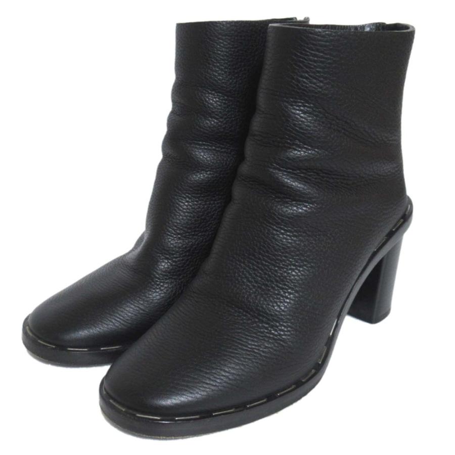 BALENCIAGA（バレンシアガ） 美品 レザー チャンキーヒール ショート 