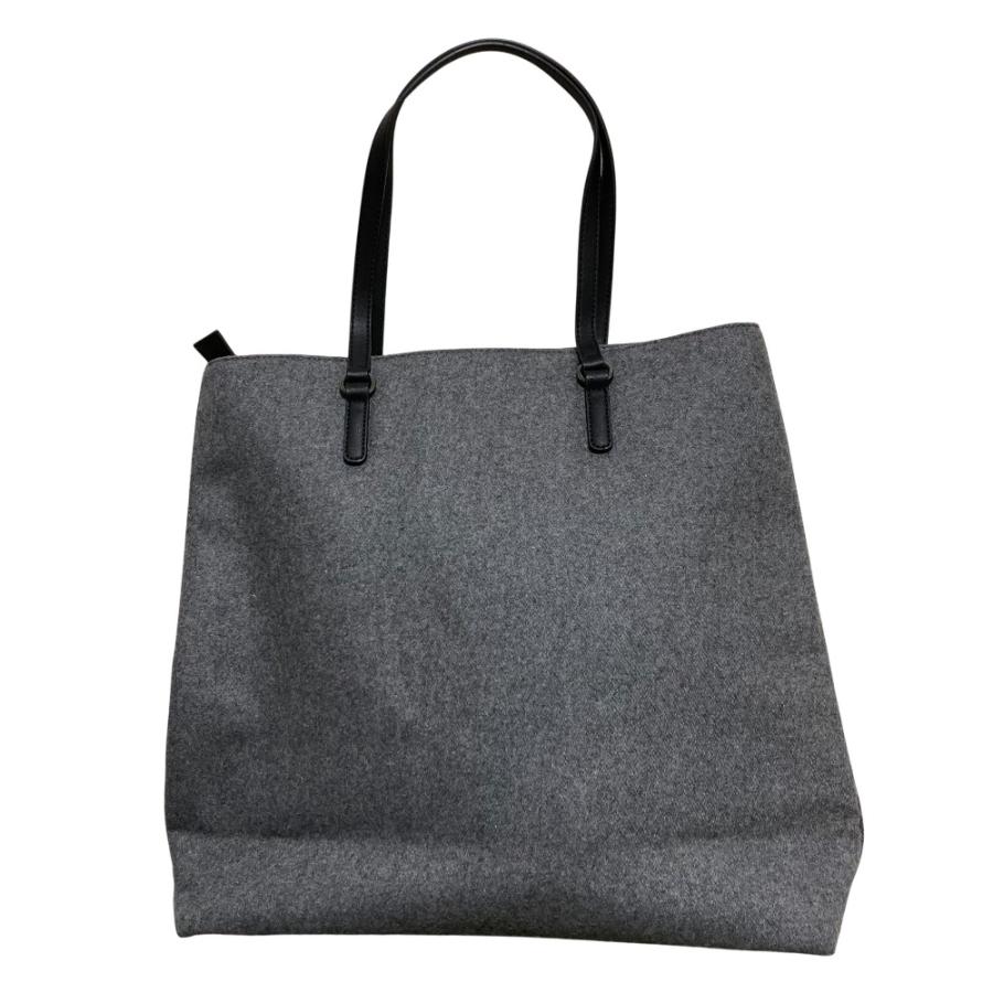 TOUS（トウス） 美品 Real Jewel メルトン トートバッグ グレー 