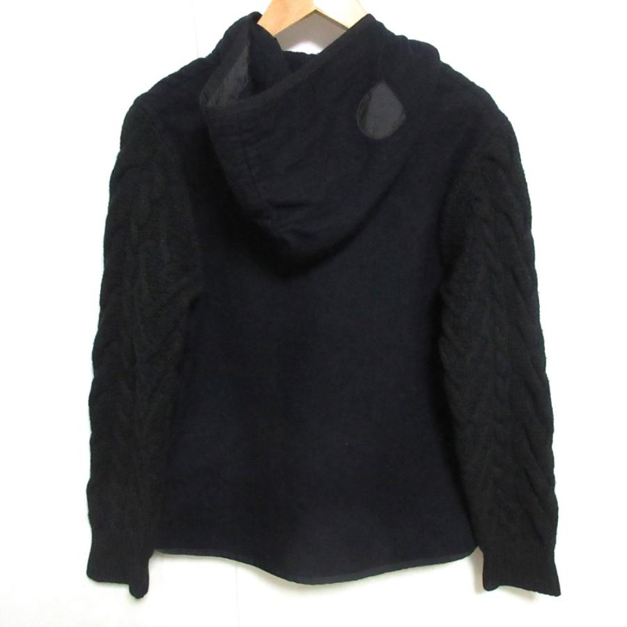 sacai 美品 サカイ ニットスリーブ レースアップ プルオーバー