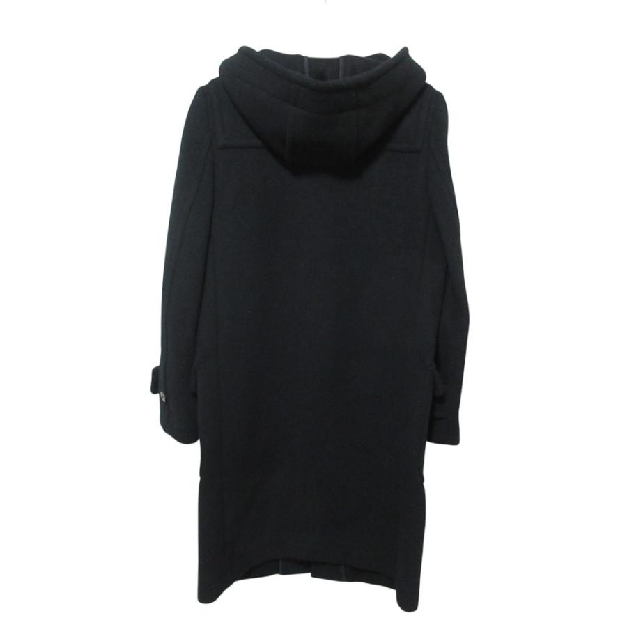 ほぼ未使用‼️HYKE ハイク ダッフルコート ロング 黒 ブラック HYKE（ハイク） 美品 フーデッド ウール ロング ダッフルコート 2