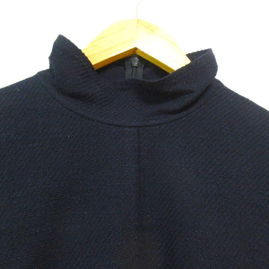 ebure 未使用 23AW ebure エブール コットンツィードツイル ハイネック 