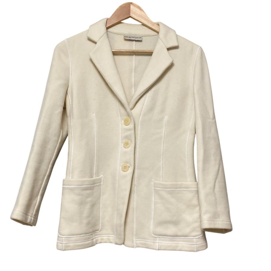 EMPORIO ARMANI アイボリー テーラードジャケット サイズ38 【公式通販】