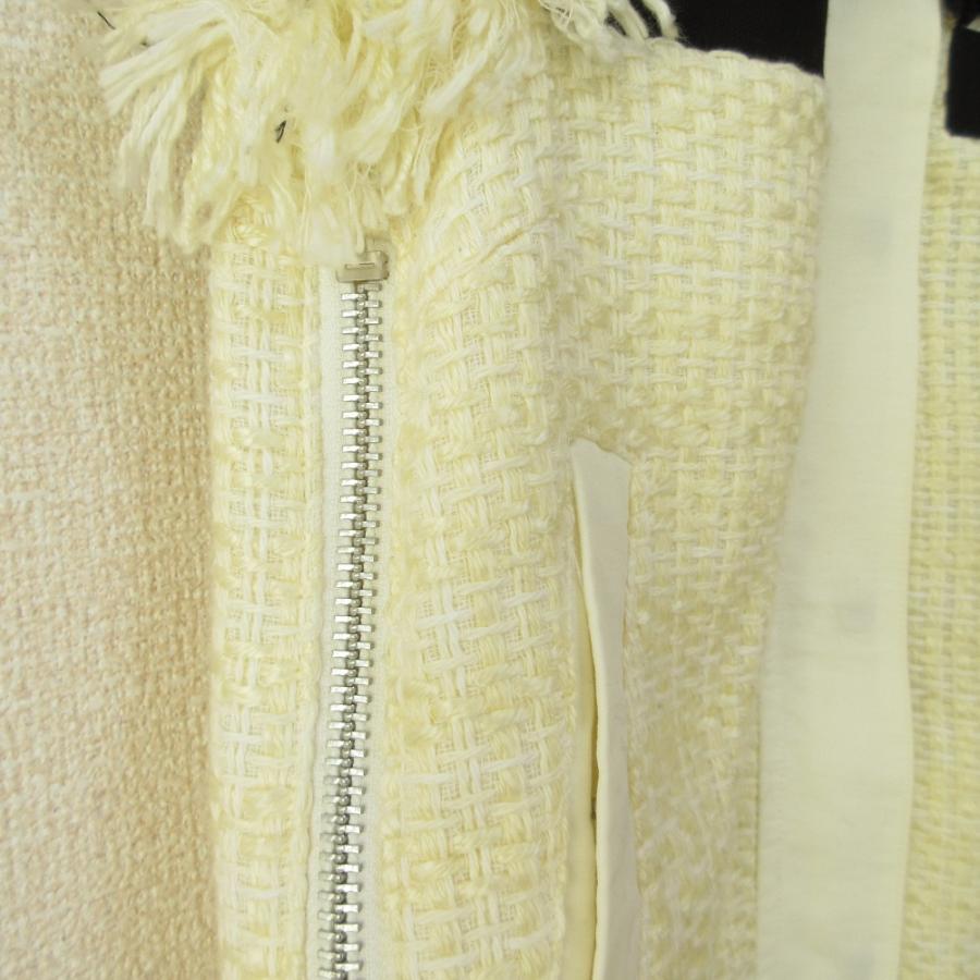 sacai（サカイ） 未使用 21AW sacai ツイードロングジレ ワンピース 21