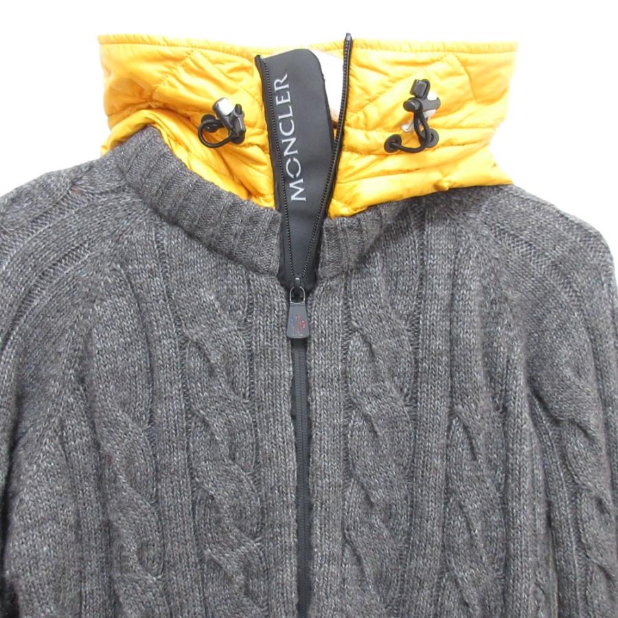 MONCLER（モンクレール） 美品 グルノーブル ニット ドッキング ダウン