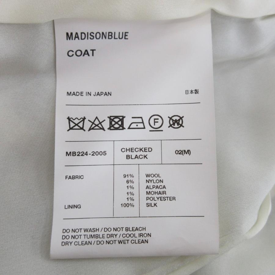 美品 22AW MADISONBLUE マディソンブルー COAT DRESS HOUNDTOOTH TWEED