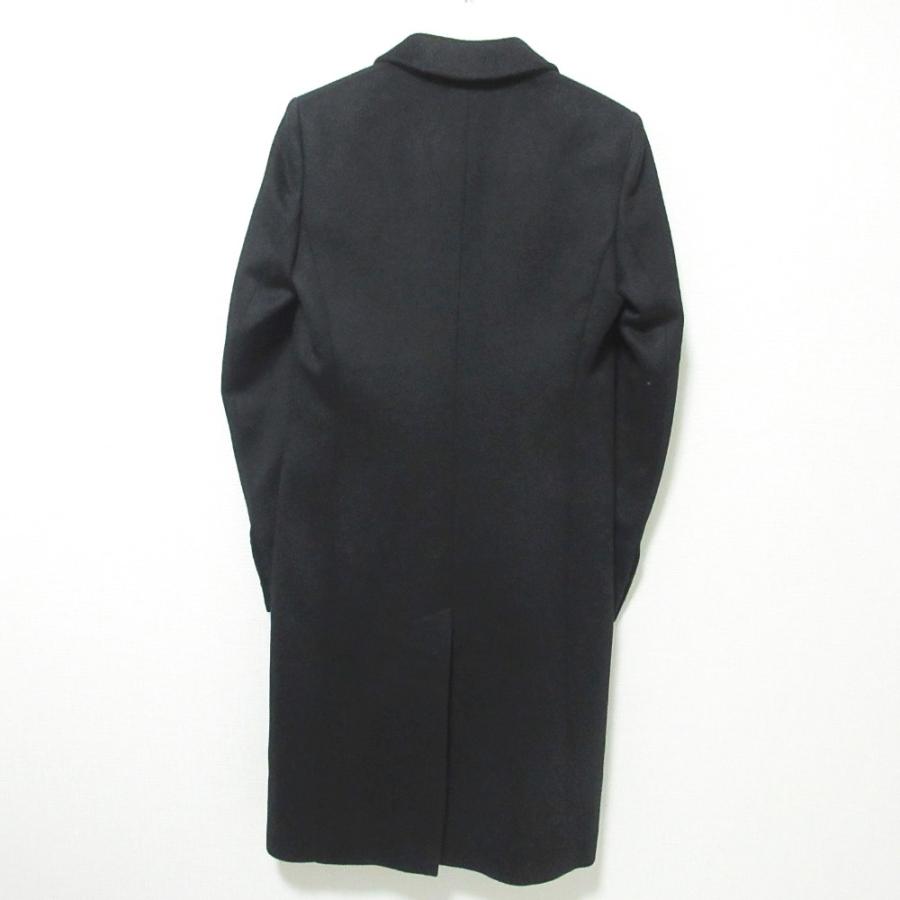 GUCCI / コート/36/ポリエステル/BLK/455739 ZGW07/17AW/ GUCCI（グッチ） 美品 メルトン チェスターコート 455739 ZGW07 サイズ