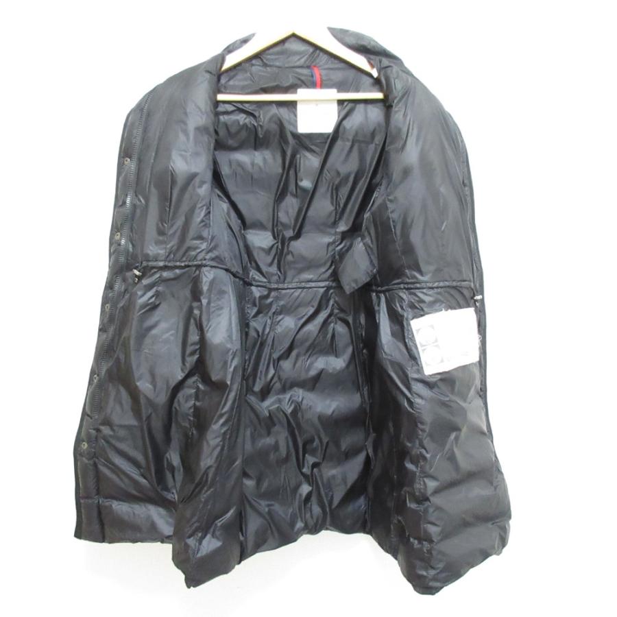 【極美品】モンクレール　エルミファーブラックサイズ:1 hermifur MONCLER（モンクレール） 美品 hermifur エルミファー ロング ダウン